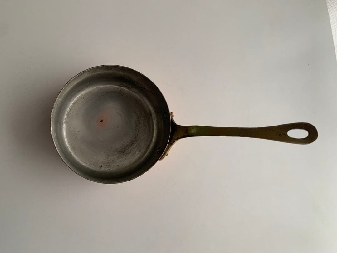 フランスアンティーク　銅製片手鍋 ソースパン