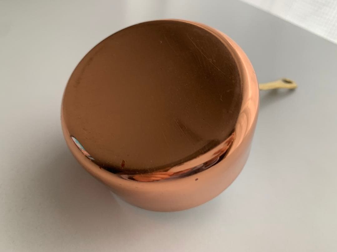 フランスアンティーク　銅製片手鍋 ソースパン