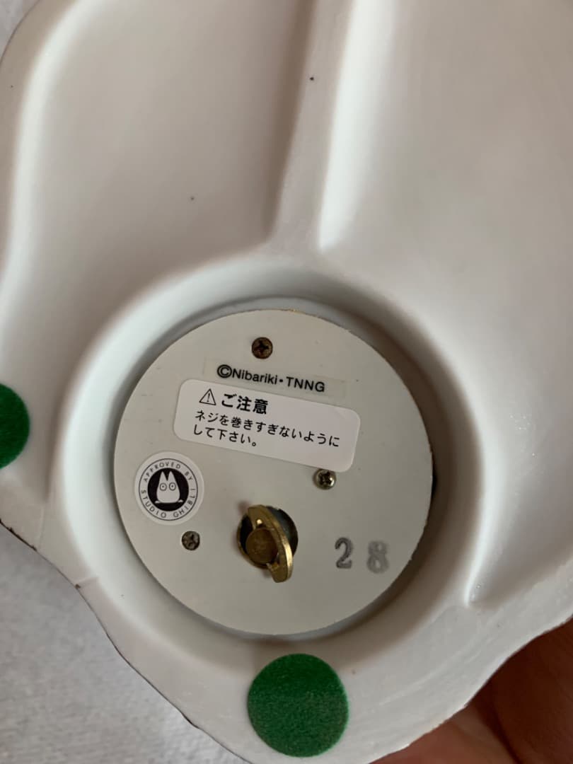 ジブリ 紅の豚 オルゴールフィギュア　陶器製