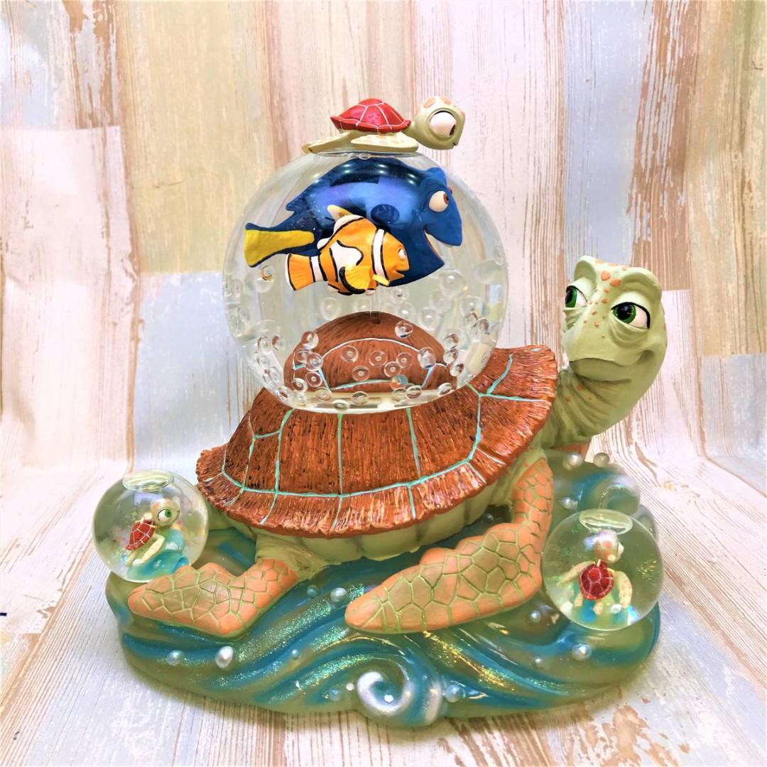 激激レア☆ファインディング ニモ クラッシュ スノーグローブ スノー