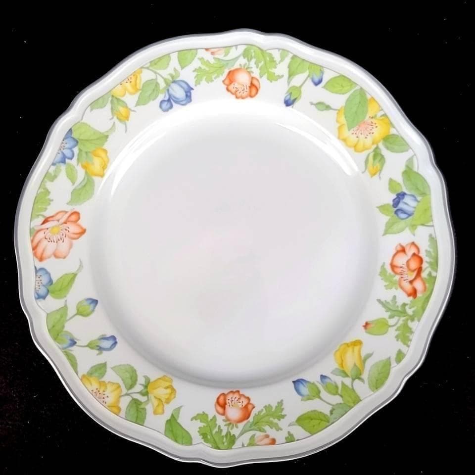 ●美品/リチャードジノリ　花柄　ディナープレート　3枚　大皿 0