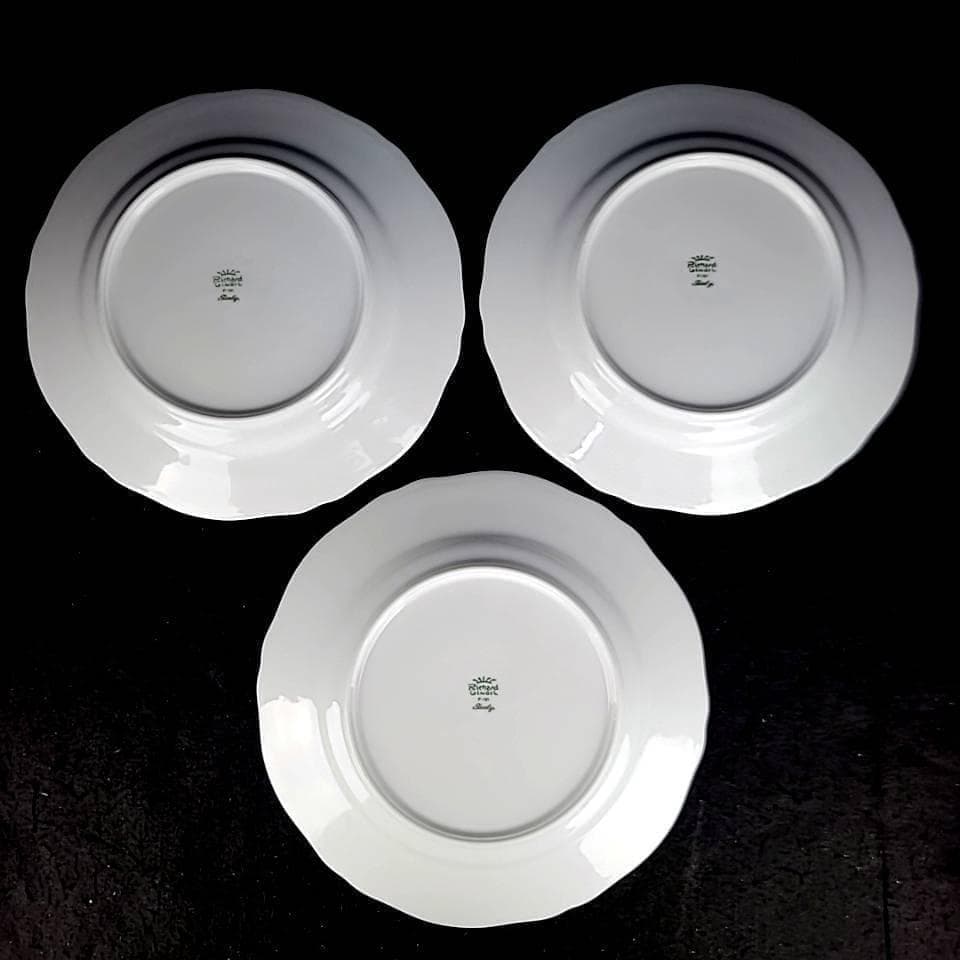 ●美品/リチャードジノリ　花柄　ディナープレート　3枚　大皿 0