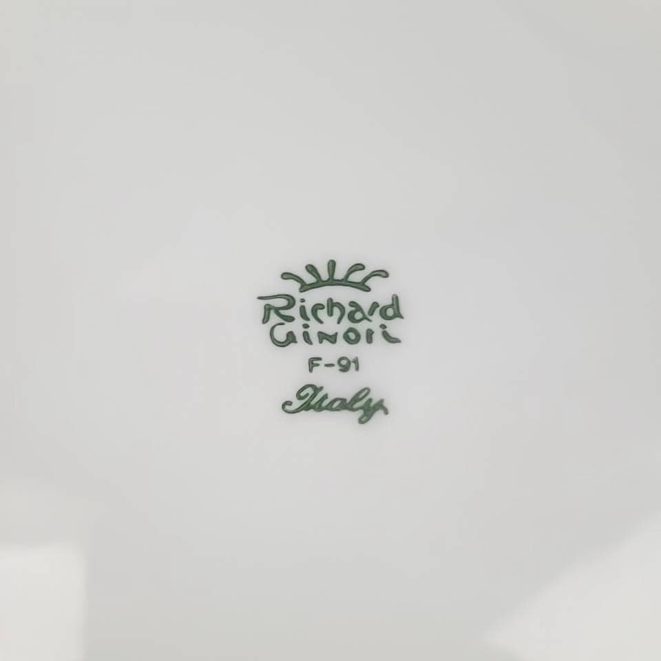 ●美品/リチャードジノリ　花柄　ディナープレート　3枚　大皿 0