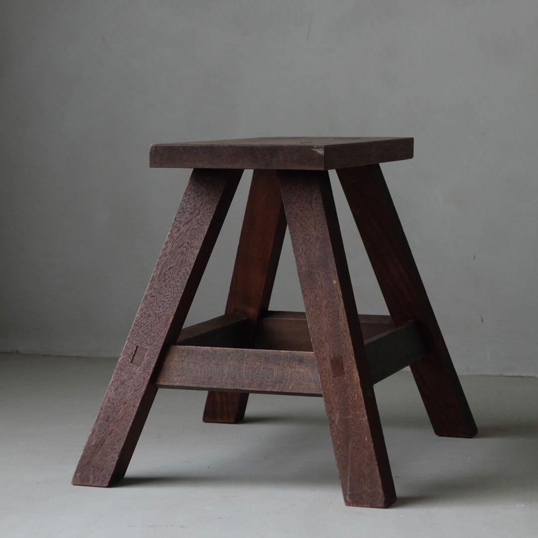 ラワン材 スツール　椅子 チェア ベンチ 古家具 古道具 アンティーク レトロ