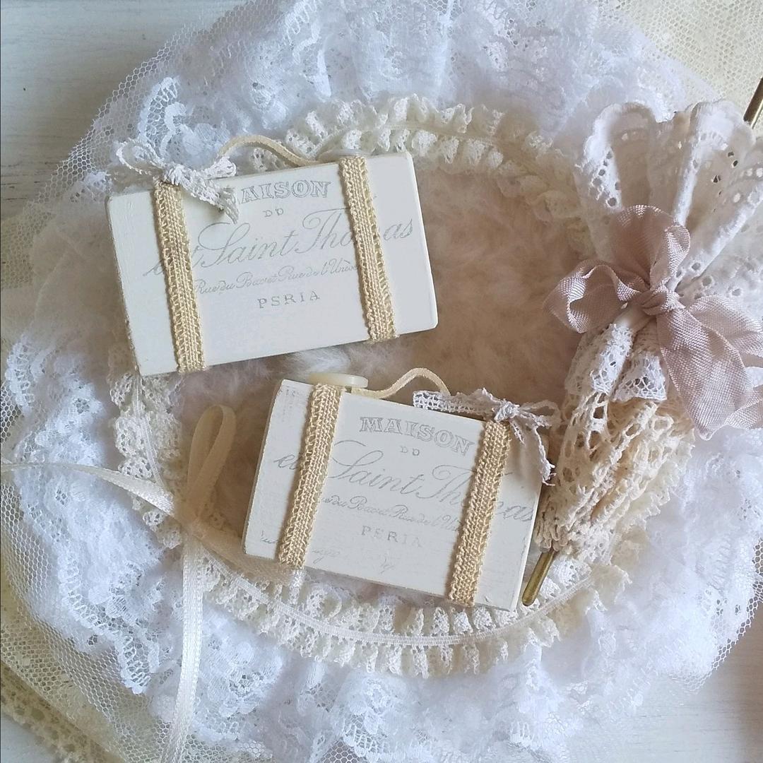 終了しました♡**クリームカラーminiトランク♡**