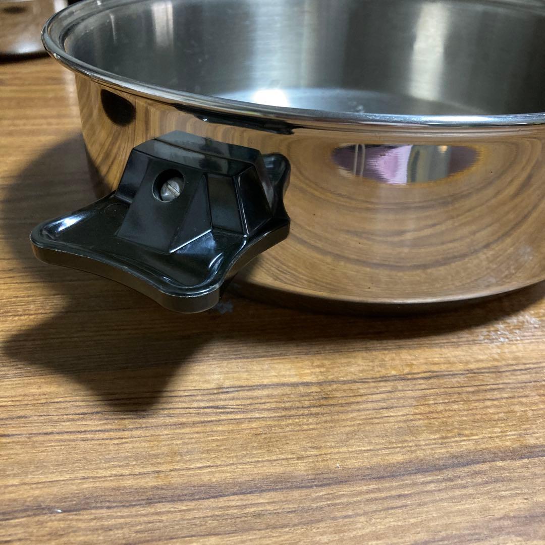 ［18日まで］インコア鍋　ウイスコフライパン、ボール等セット　ガス火専用