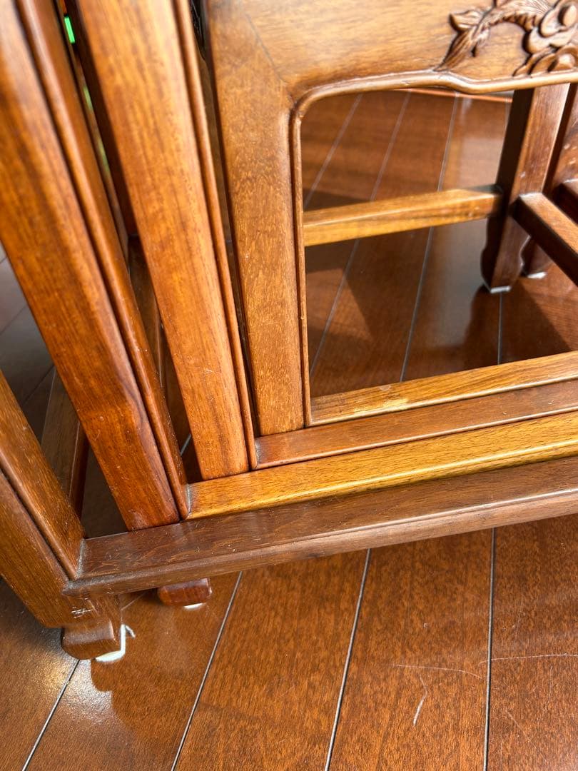 木製ネストテーブル 4点セット