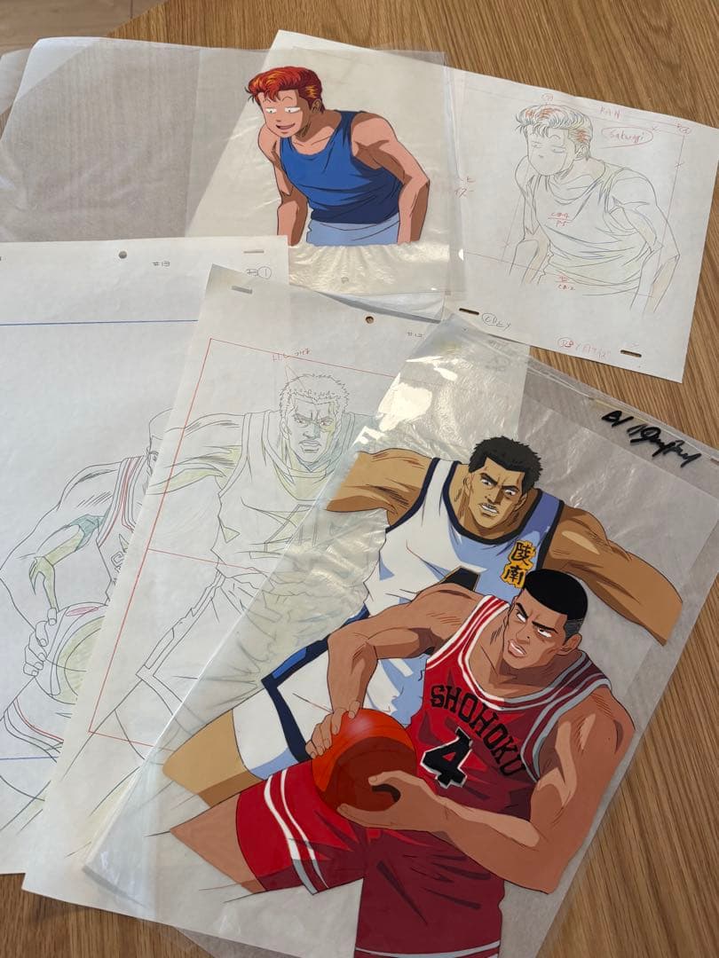 メ*ロ様 【本物セル画】スラムダンク　アニメ制作使用 セル画＋原画セット