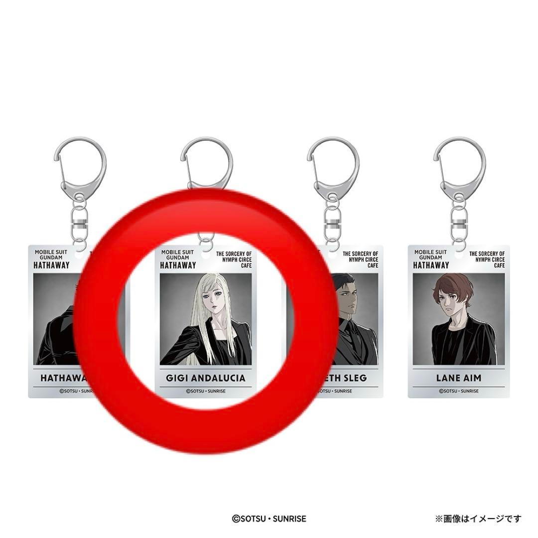 機動戦士ガンダム 閃光のハサウェイ ギギ アクリルスタンド カフェ