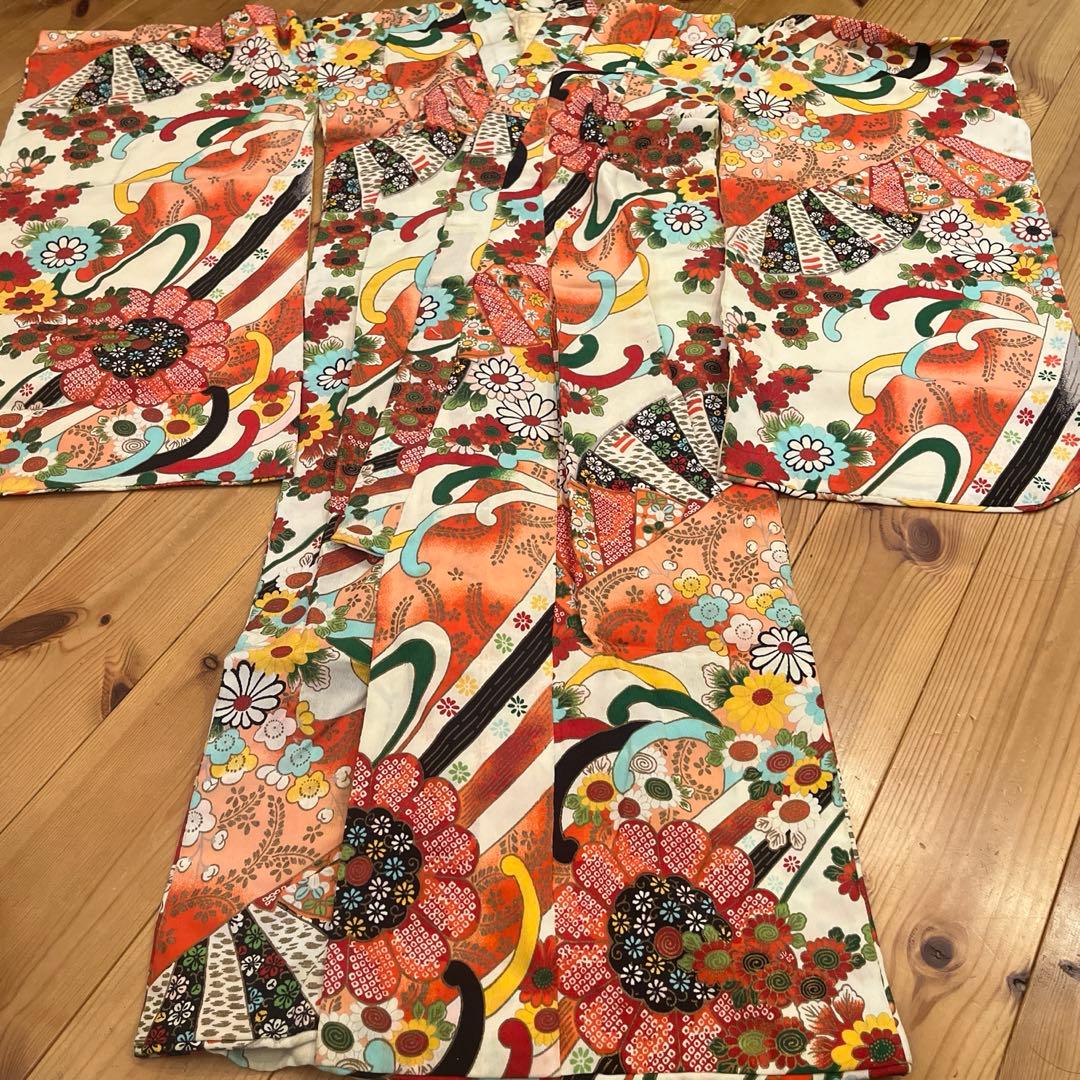 アンティーク　七五三　3歳　着物