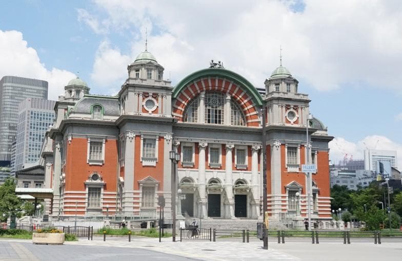 昭和レトロ洋館「大阪市中央公会堂」　白色模型