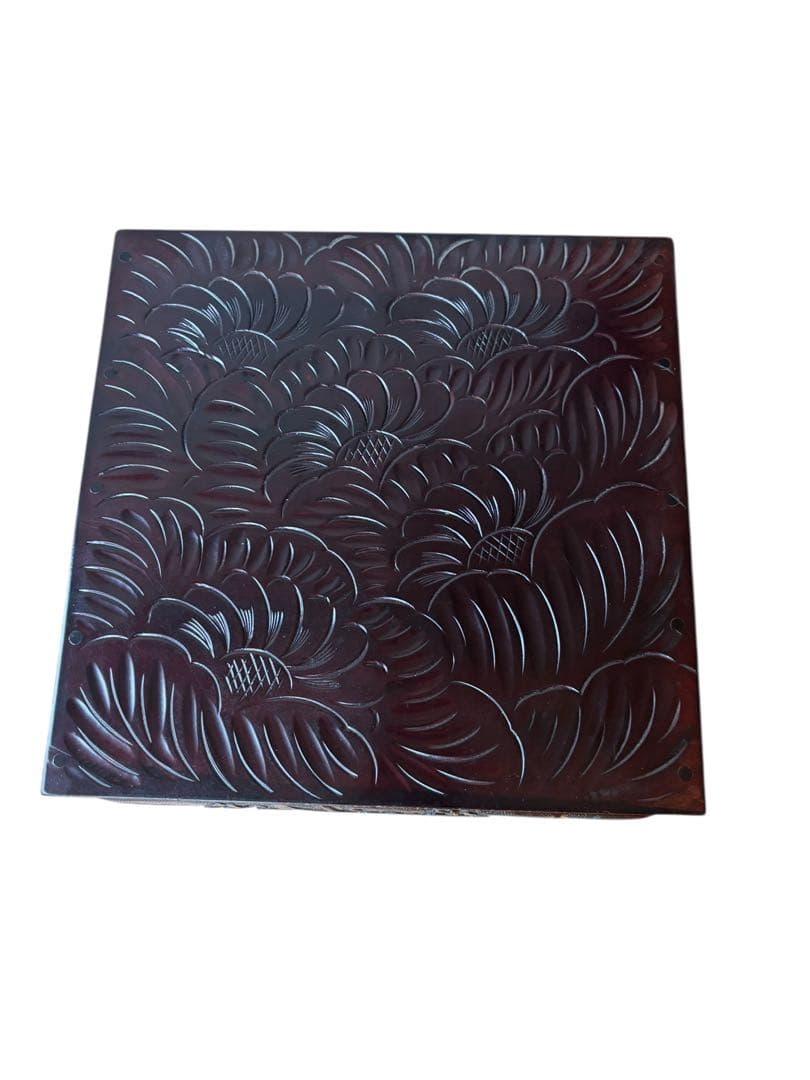 軽井沢彫り　チェスト　箪笥　伝統工芸　薬箪笥 小引き出し 和彫　子箪笥