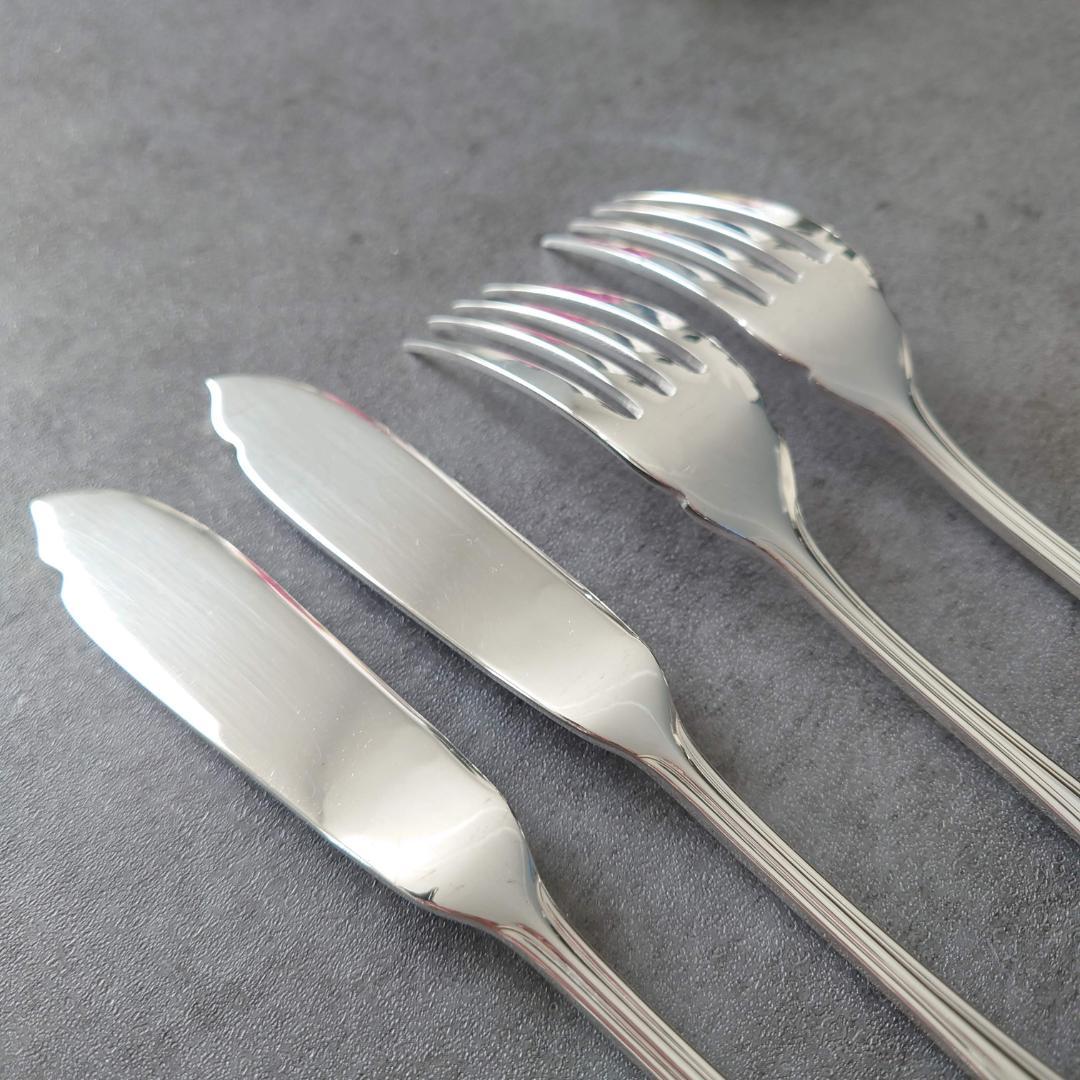 希少 美品 クリストフル アルビ フィッシュナイフ フィッシュフォーク 4点