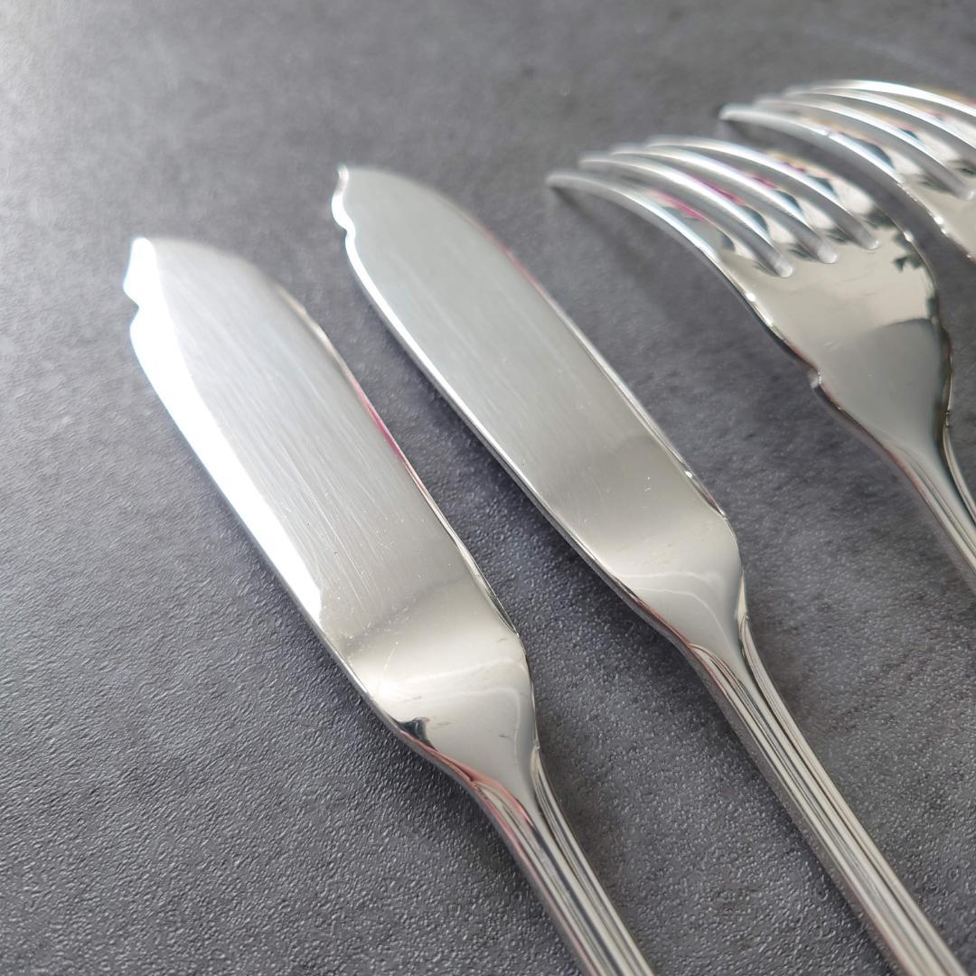 希少 美品 クリストフル アルビ フィッシュナイフ フィッシュフォーク 4点