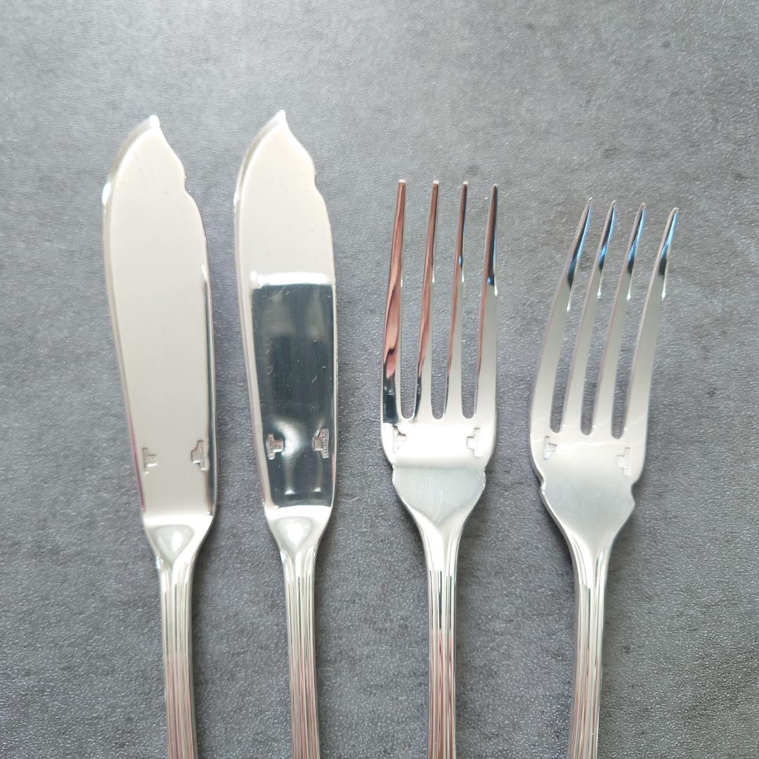 希少 美品 クリストフル アルビ フィッシュナイフ フィッシュフォーク 4点