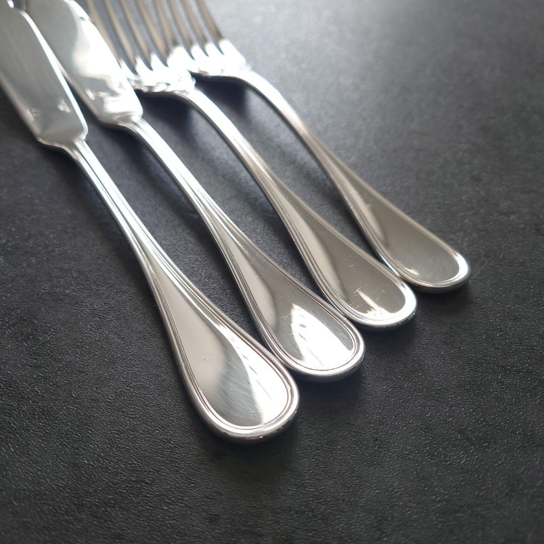 希少 美品 クリストフル アルビ フィッシュナイフ フィッシュフォーク 4点