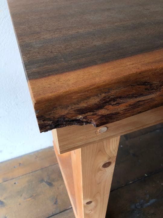 無垢ウォルナット テーブル 特注品 値下げしました❗️