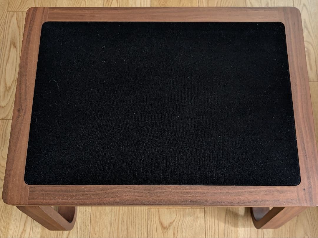 無印良品 リビングでもダイニングでもつかえる オットマン ライトグレー ×１脚①