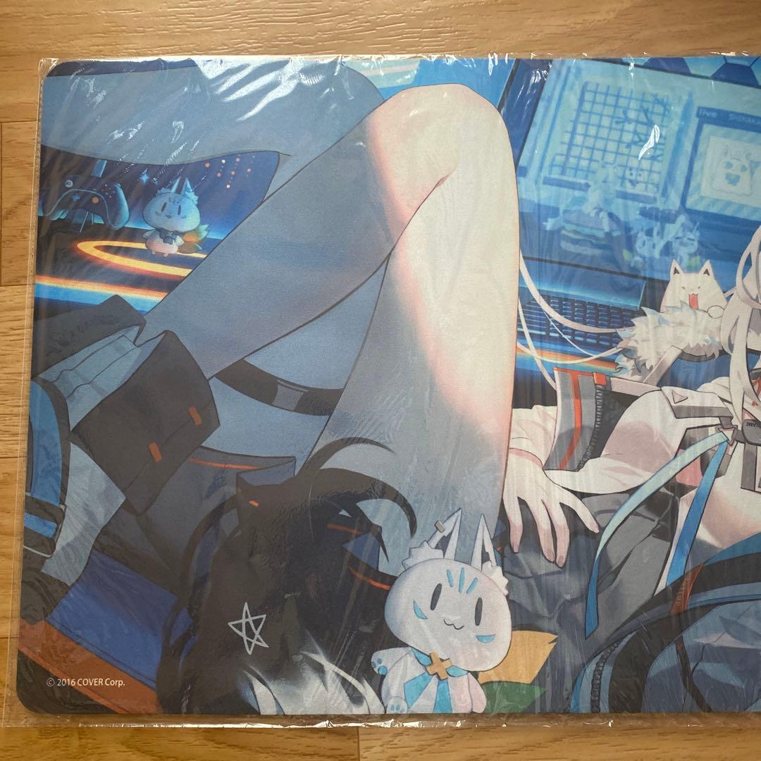 ホロライブ 白上フブキ 活動4周年記念 ラバーマット プレイマット