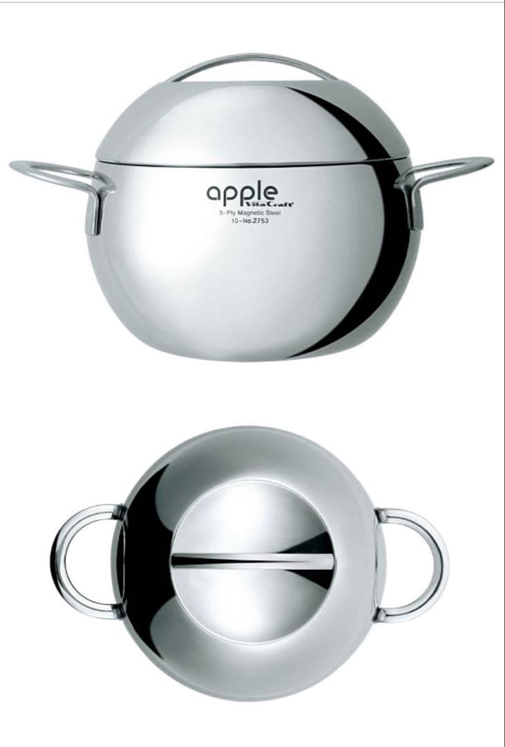 ビタクラフト　アップル　両手鍋　1.9ℓ