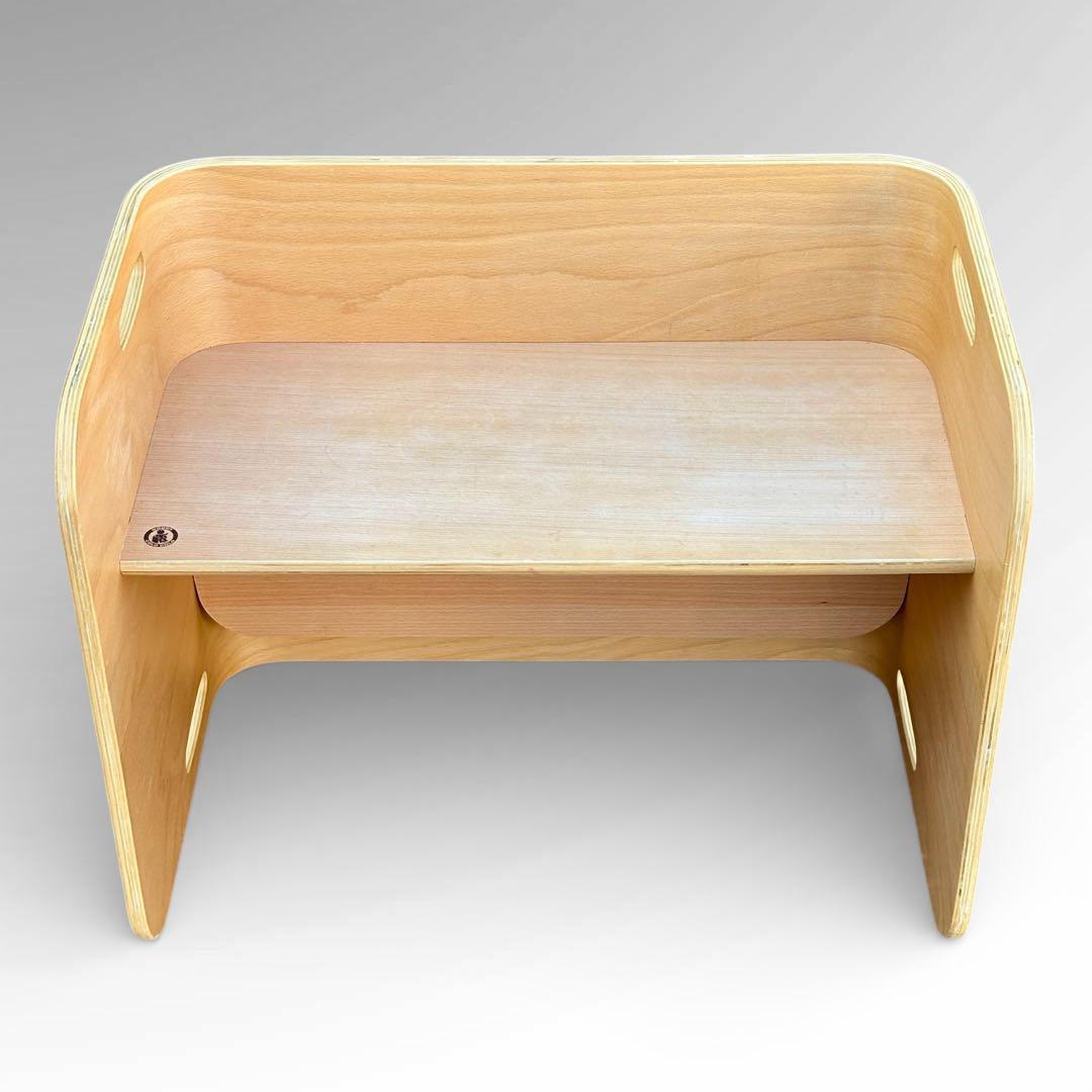 【美品】HOPPLE ホップル コロコロデスク＆チェア 3点セット ナチュラル