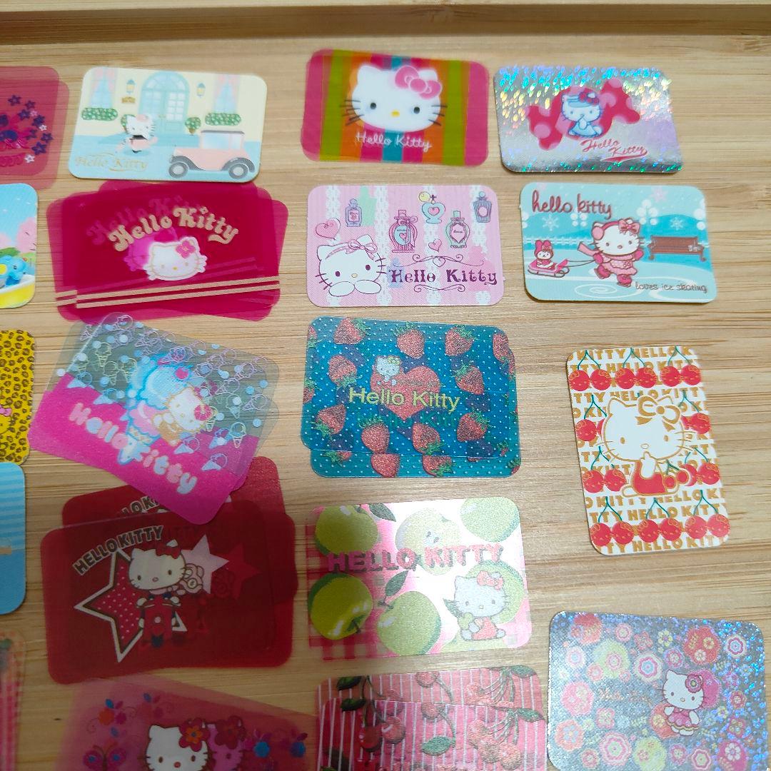希少 レア》平成レトロ 当時物 ハローキティ フレークシール 96枚e
