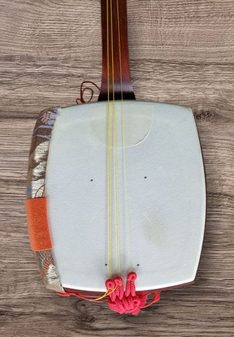 三味線本体 皮破れ無し 中太棹