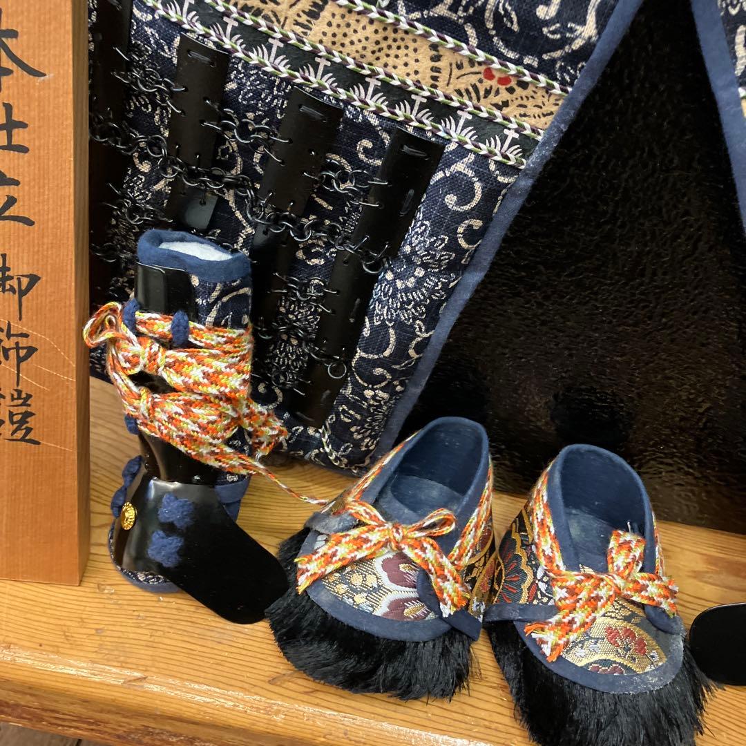 昭和レトロ 甲冑師 景光 伊達政宗公 本仕立 御飾鎧 五月人形 置物 オブジェ