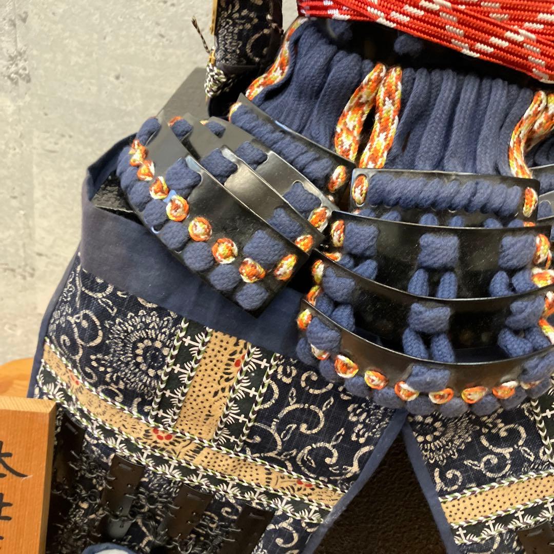 昭和レトロ 甲冑師 景光 伊達政宗公 本仕立 御飾鎧 五月人形 置物 オブジェ