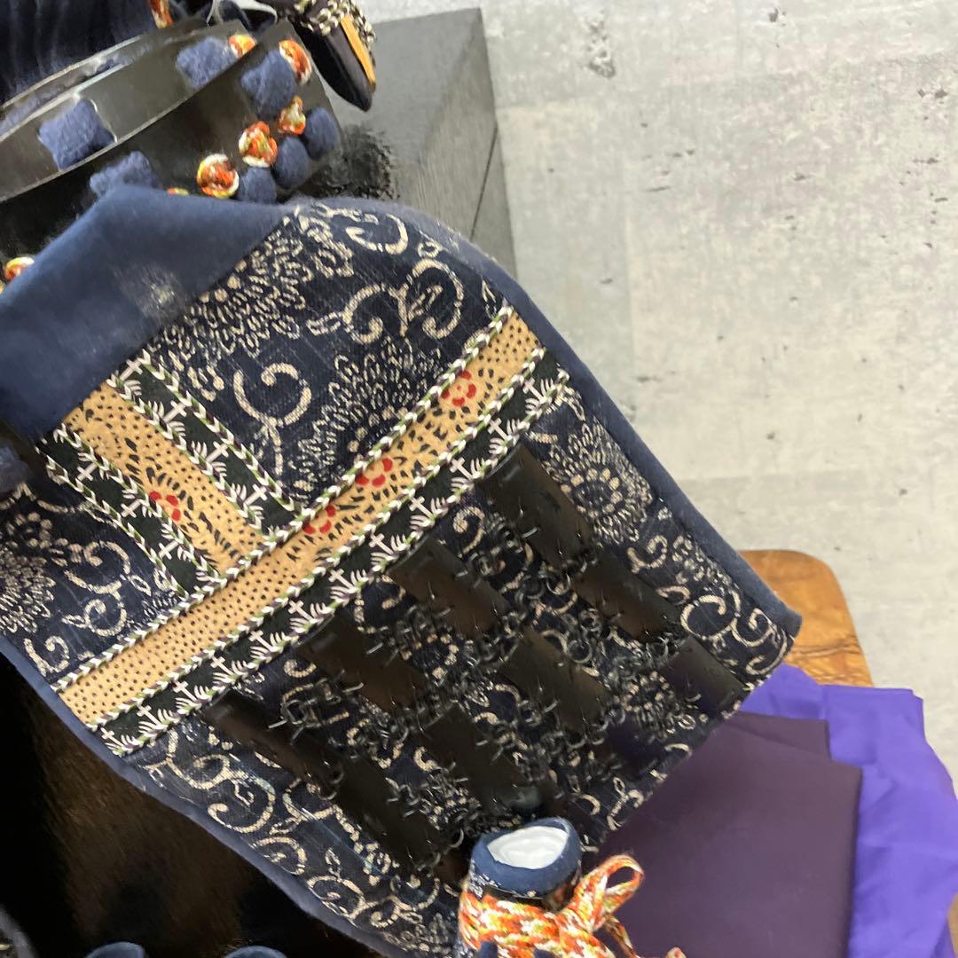 昭和レトロ 甲冑師 景光 伊達政宗公 本仕立 御飾鎧 五月人形 置物 オブジェ