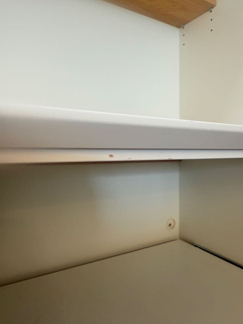 モモナチュラル　食器棚　CUPBOARD 120WH 01+02