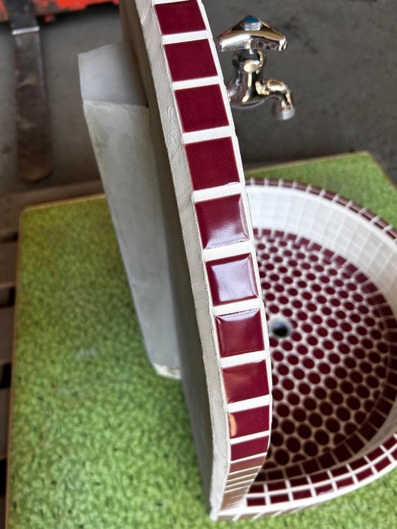 手造りタイル流し台　　多治見引取り限定