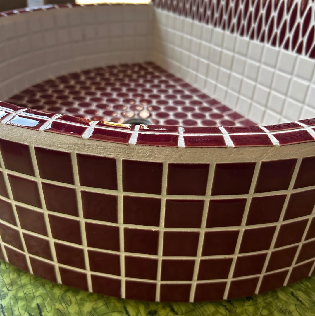 手造りタイル流し台　　多治見引取り限定