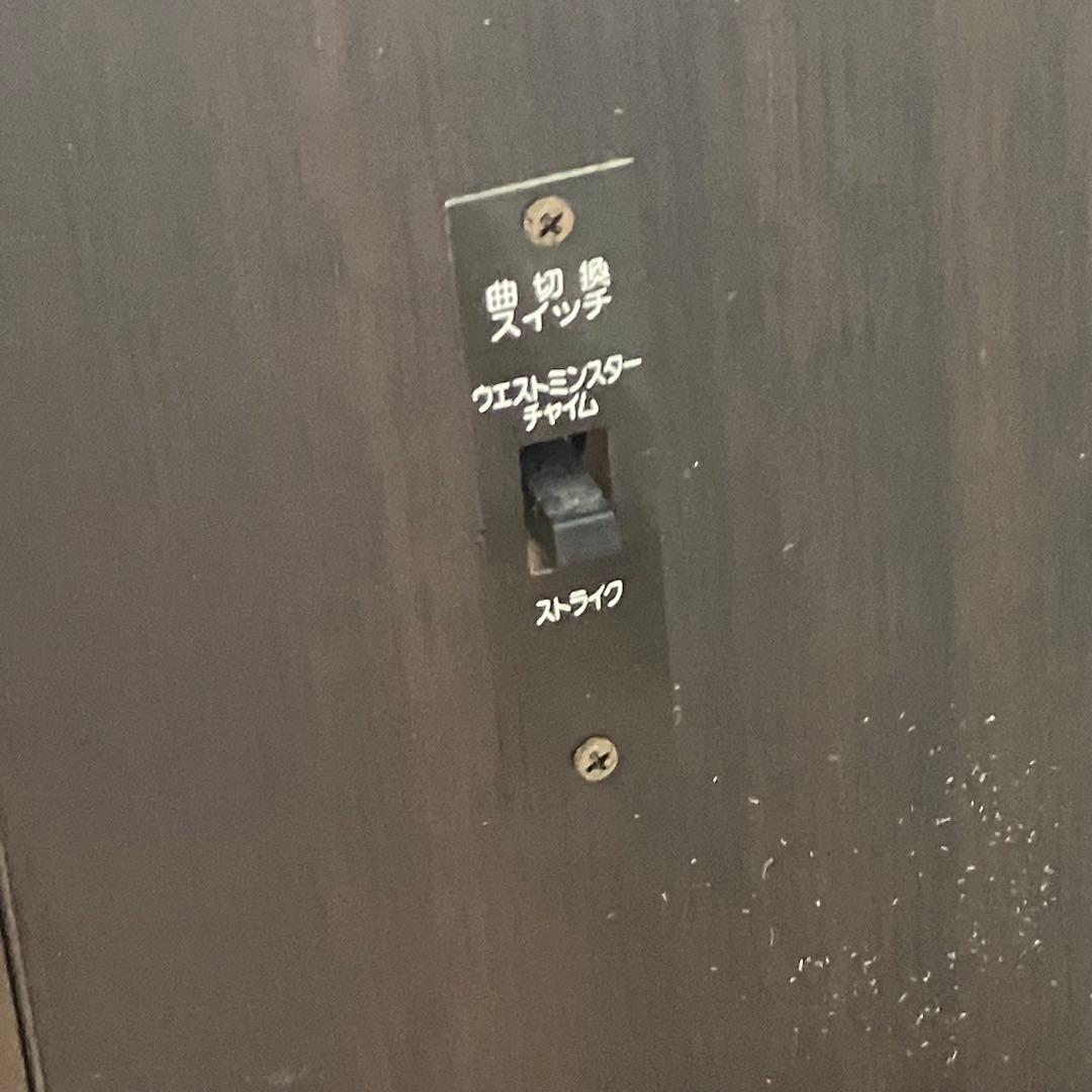 【動作確認済】昭和レトロ　SEIKO 木製掛時計 ブラウン　アンティーク