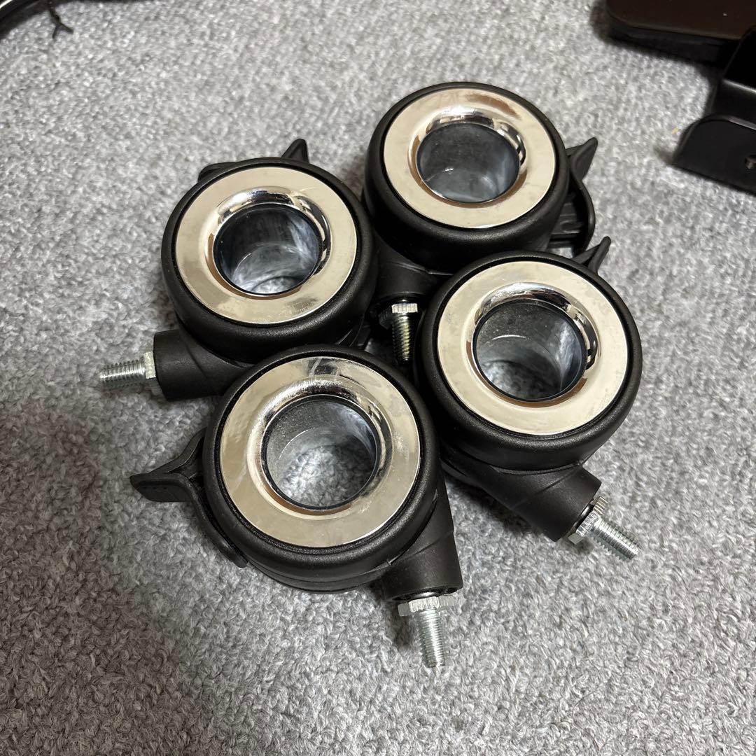 Flexispot E7 pro ブラック 天板 キャスター 鬼目ナット化 - メルカリ