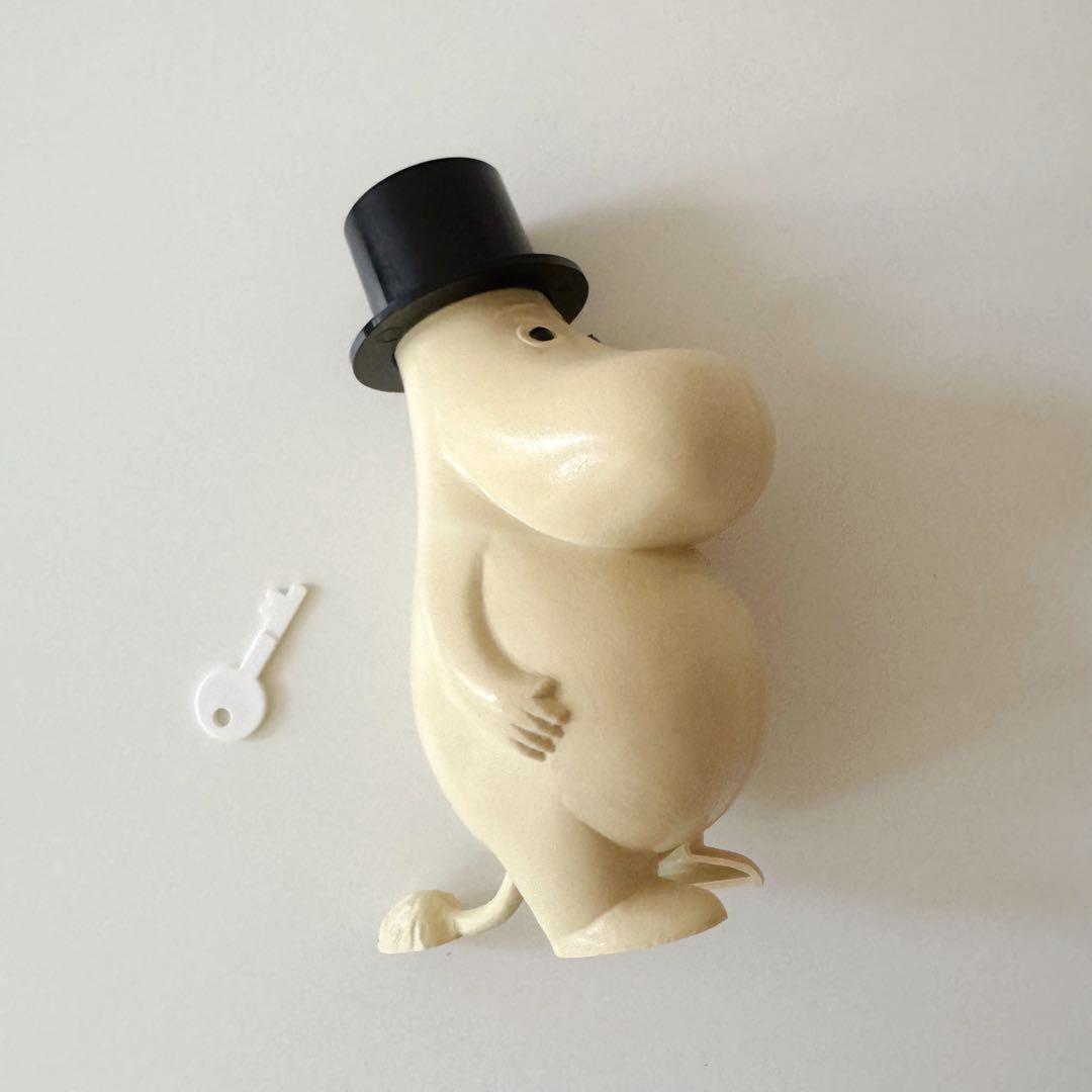 《希少》70s 尻尾・鍵付き　ムーミンパパ貯金箱　スウェーデン銀行 ヴィンテージ