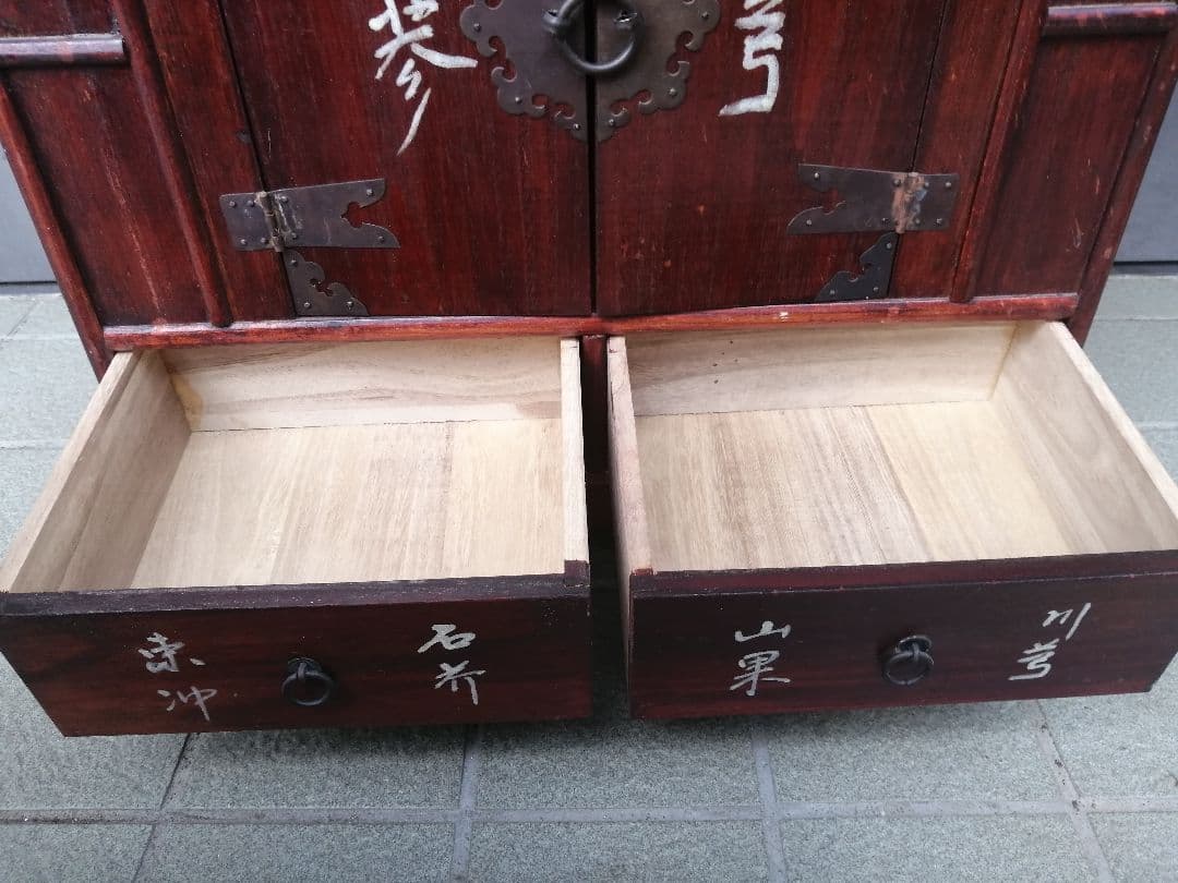 李朝 家具 薬棚 ヤクジャン 薬箪笥 漢方