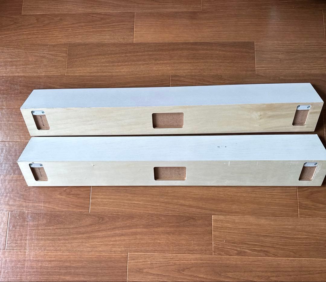 ピカピ　無印 壁につけられる家具 88cmx2個30cm+44cm