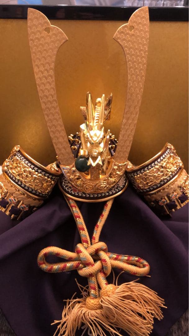 久月　五月人形　兜飾り