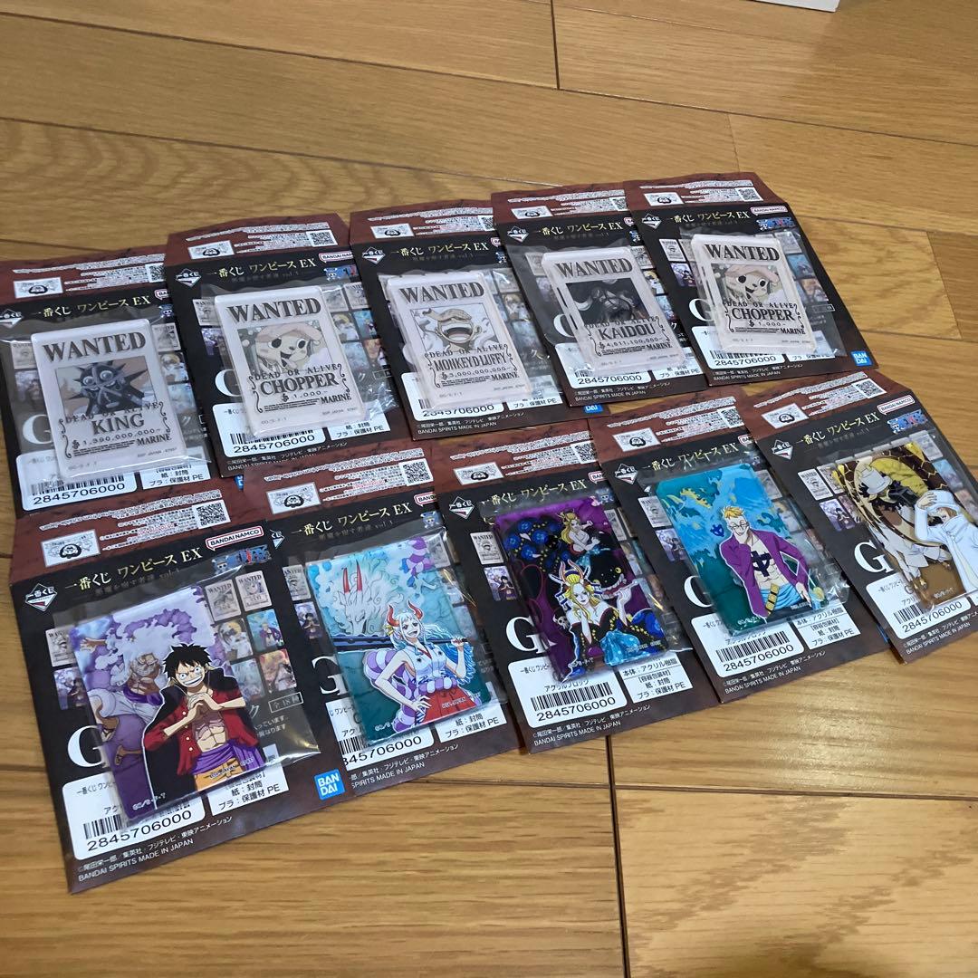 一番くじ ワンピース EX 悪魔を宿す者達 A賞C賞D賞フィギュアセット