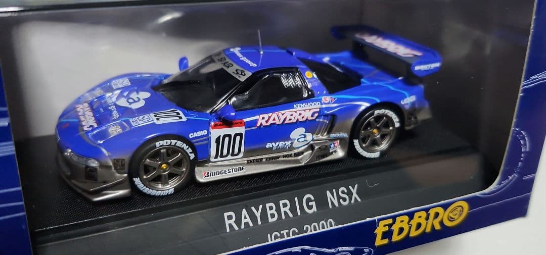 エブロ1/43 RAYBRIG NSX JGTC 2000 avex #100 - メルカリ