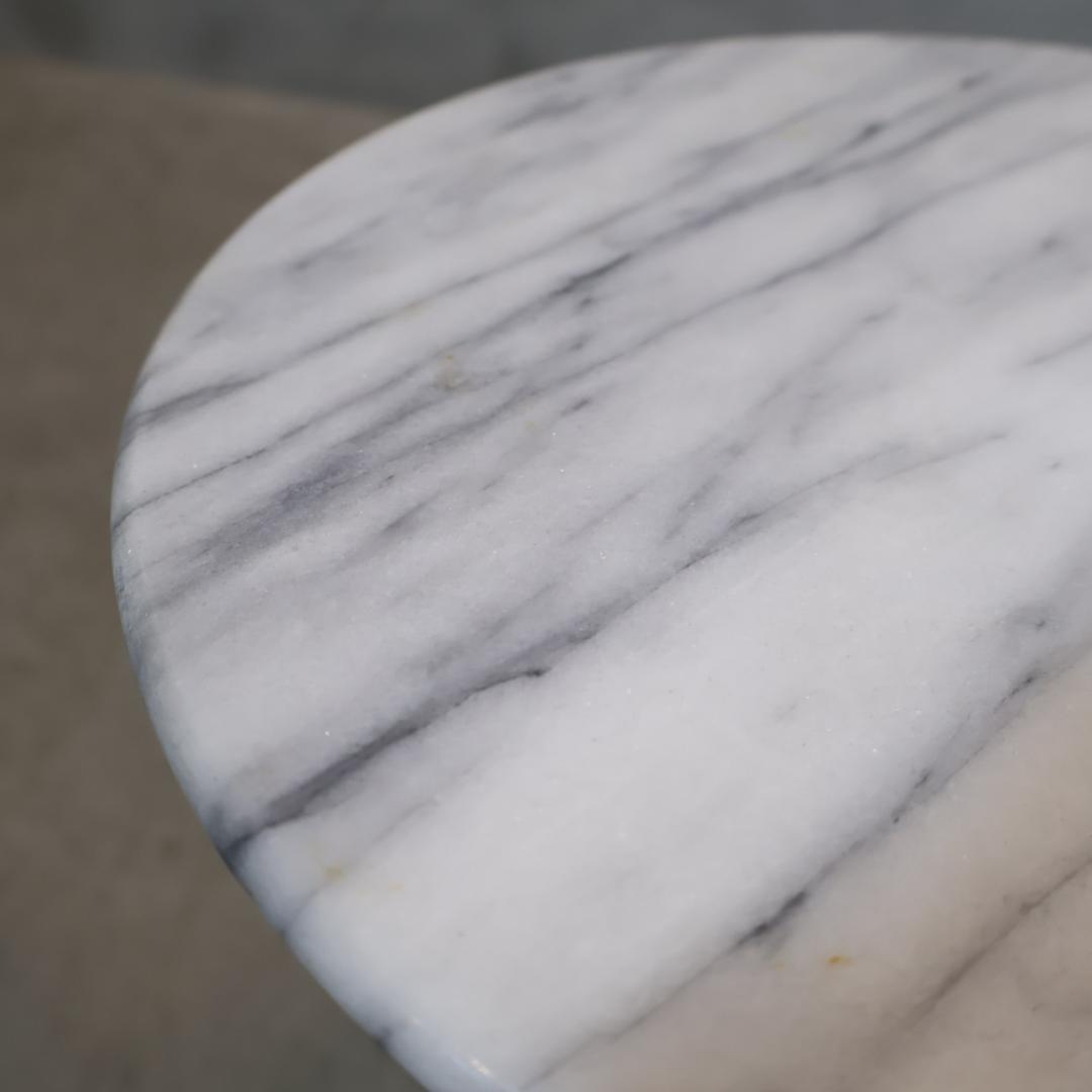 イタリア製 大理石 サイドテーブル 花台 真鍮 アンティーク調 フラワースタンド