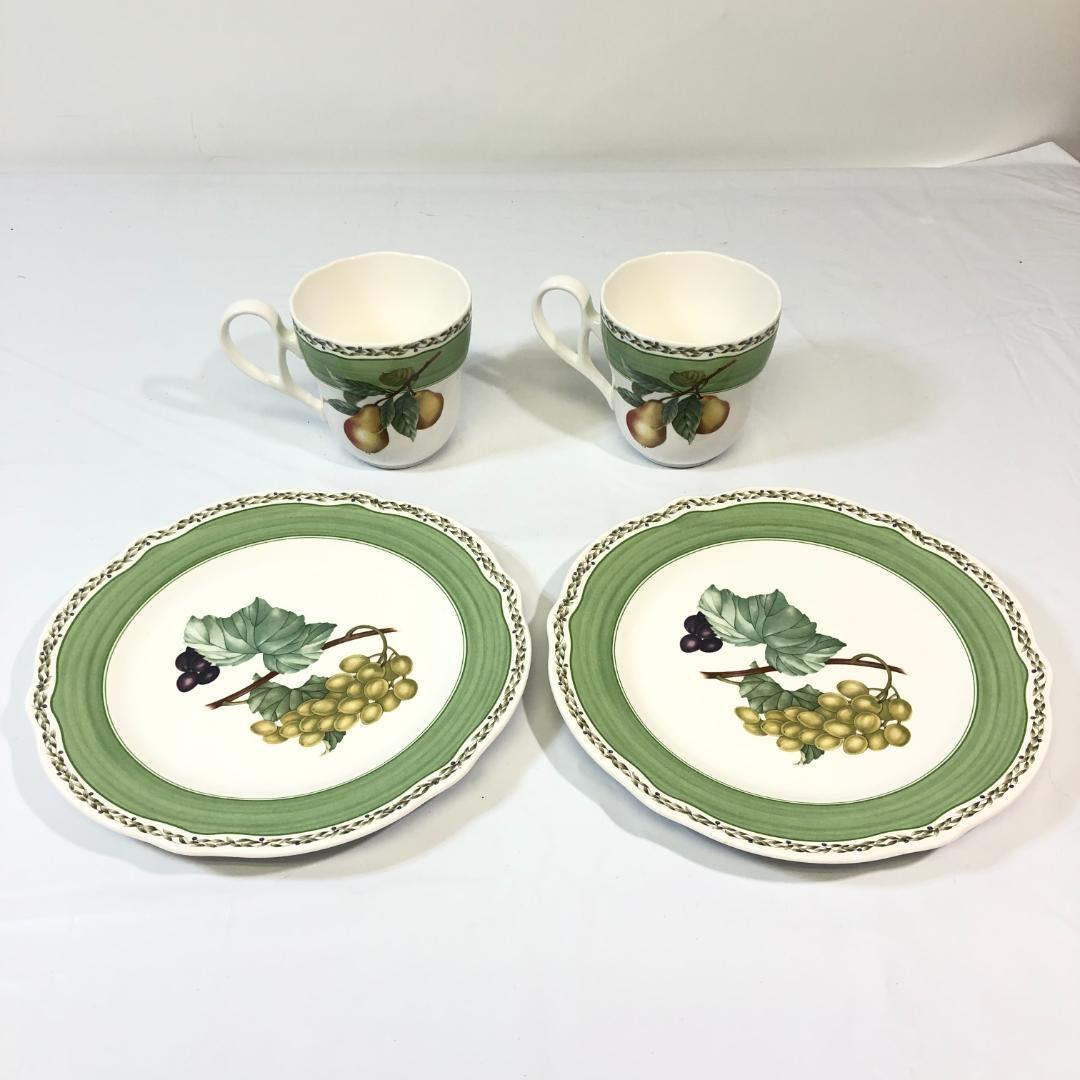 【未使用品】 ノリタケ ロイヤルオーチャード モーニングペアセット ◇