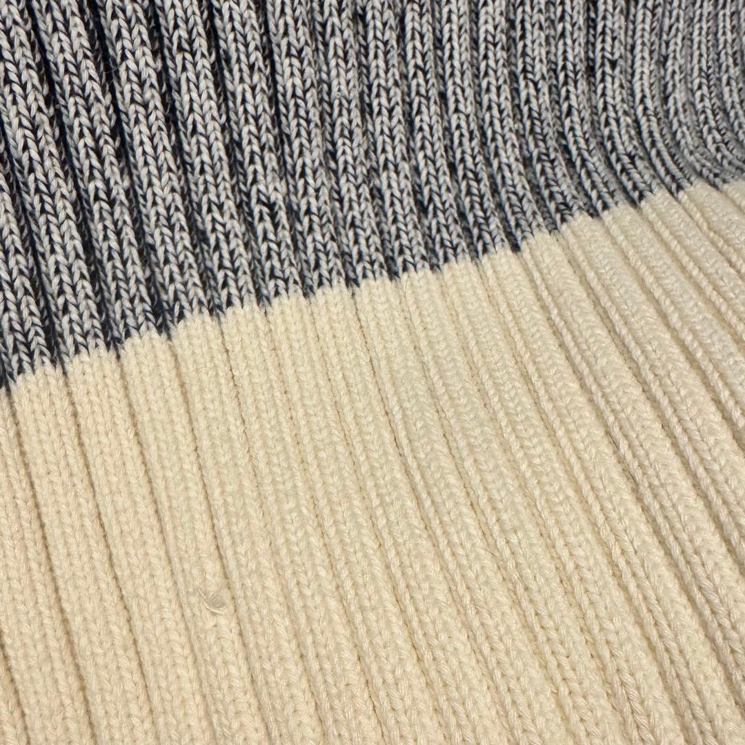 IDEE PUUF ホワイト×ブラック ミックス