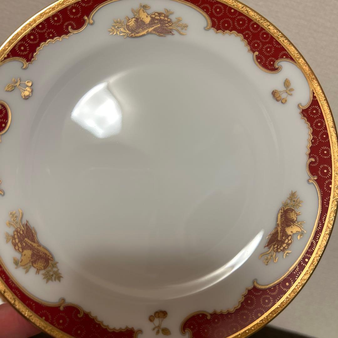 大倉陶園　リミテッドエディション　金蝕マロン　デザートプレート　17cm