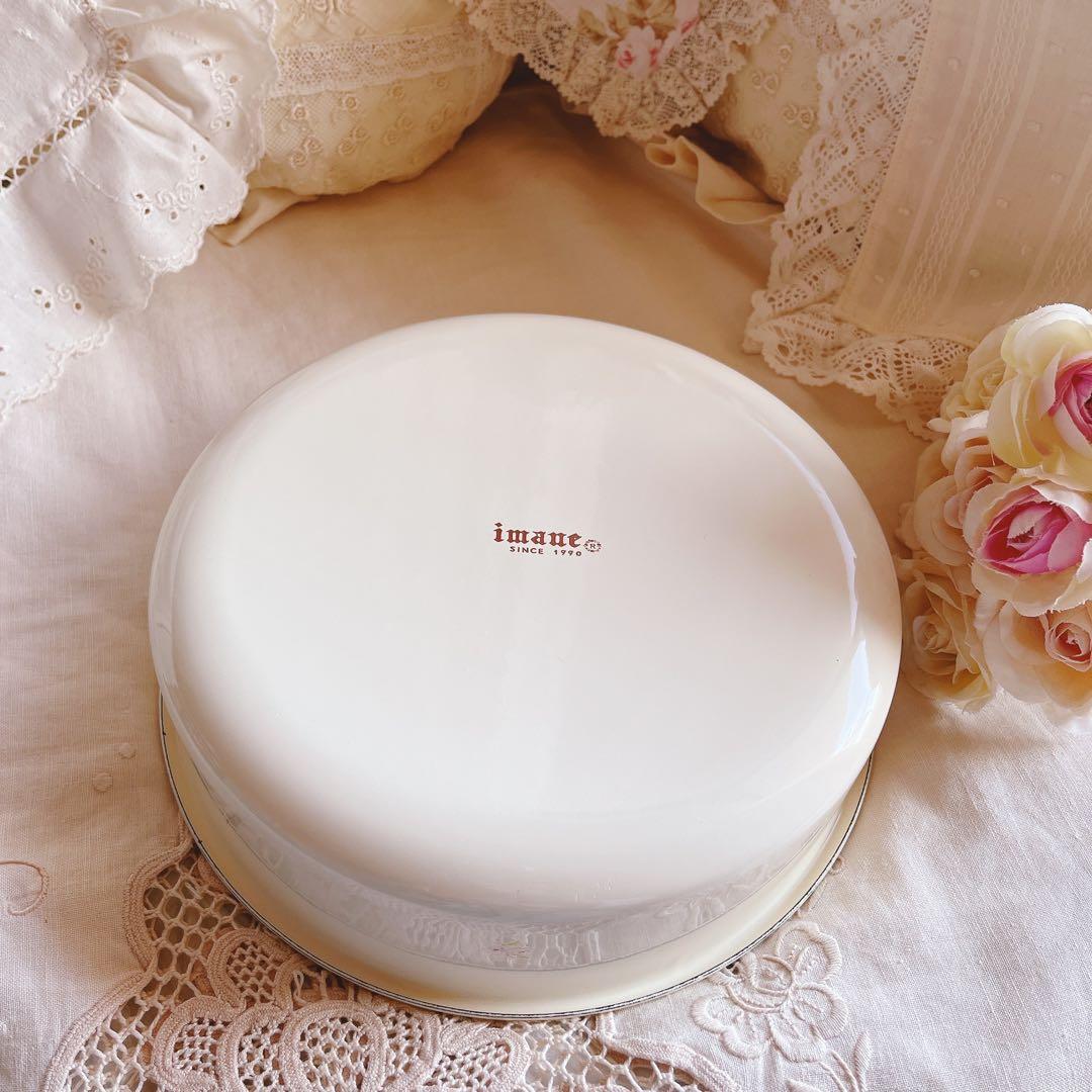 お値下げ♡イマンローズバスケットスイーツケースキャニスター小物入れアンティーク