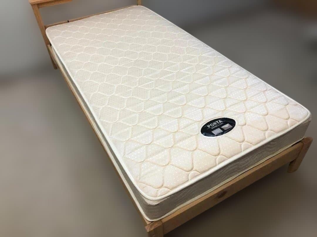 シングルベット　フレーム　ニトリマットレス　　1008-3