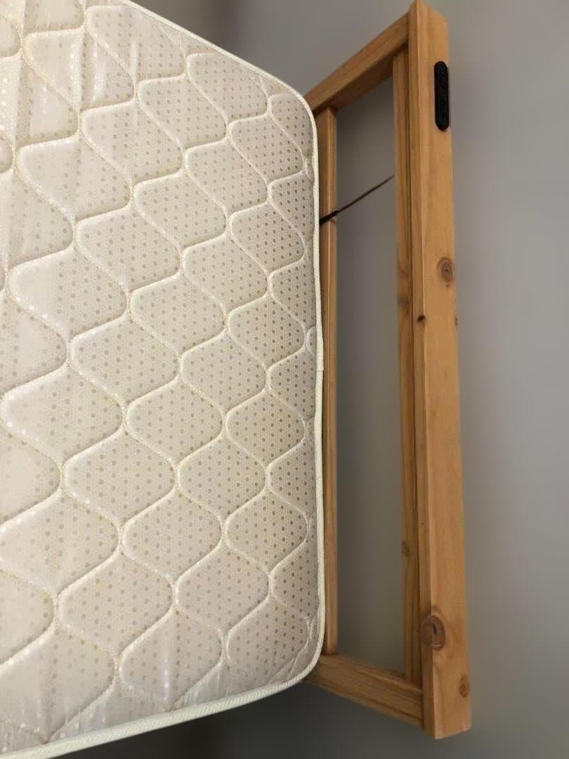 シングルベット　フレーム　ニトリマットレス　　1008-3