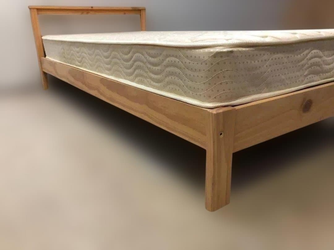 シングルベット　フレーム　ニトリマットレス　　1008-3