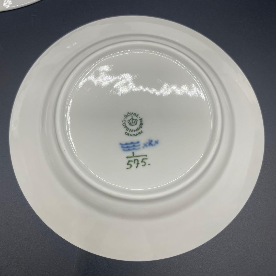 ロイヤルコペンハーゲン ハーフレース プレート　15.6cm　6枚セット